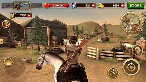 Batı silahşör West Gunfighter ekran görüntüsü