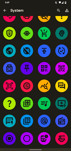 SHAPES - Adaptive Icon Pack ekran görüntüsü