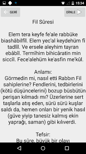 Namaz Sure ve Duaları ekran görüntüsü