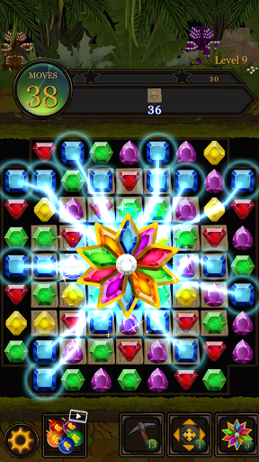 Secret Jungle - Match 3 Jewels ekran görüntüsü