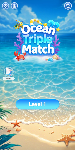 Ocean Tile Triple Match ekran görüntüsü