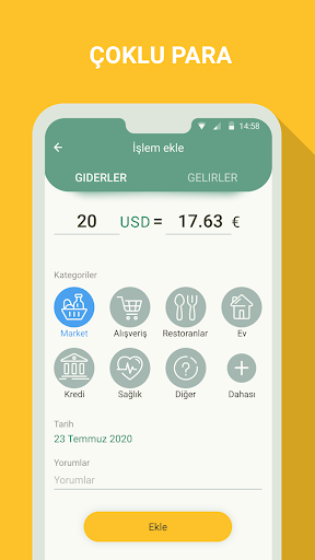 Maliye - para yönetimi, bütçe ekran görüntüsü
