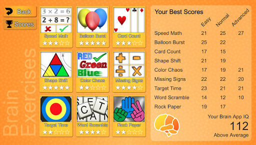 Brain App Daily Brain Training ekran görüntüsü