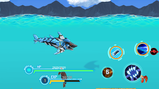 Robot Shark & Eat Fish.io ekran görüntüsü