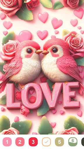 Love Color - Paint By Number ekran görüntüsü