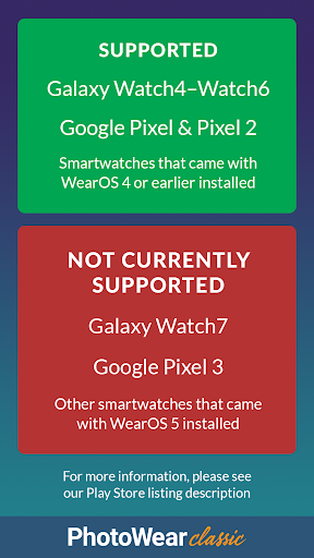 PhotoWear Classic Watch Face ekran görüntüsü