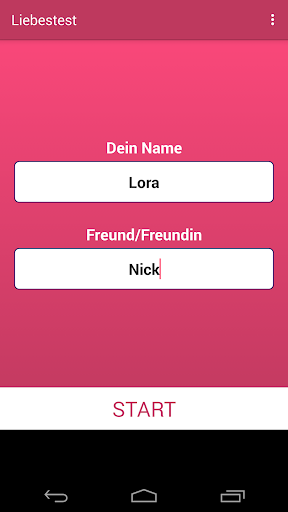 Liebes Test - Liebe Quiz ekran görüntüsü