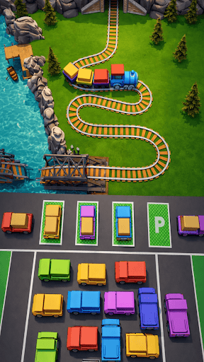 Train Sort Jam Puzzle ekran görüntüsü