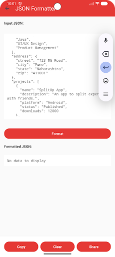 JSON Viewer ekran görüntüsü