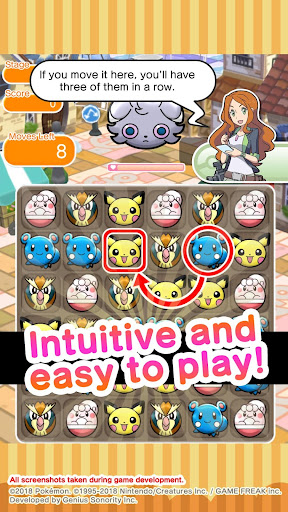 Pokémon Shuffle Mobile ekran görüntüsü