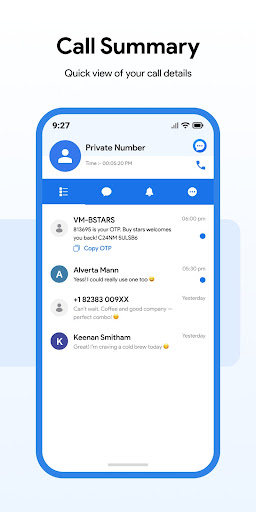 Mesajlar SMS ekran görüntüsü