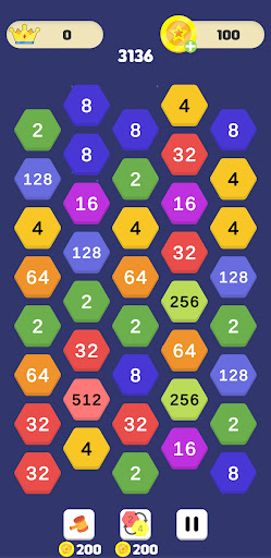 Hex 2248: Number Merged & Link ekran görüntüsü