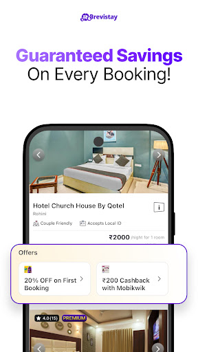 Brevistay: Book Hourly Hotel ekran görüntüsü