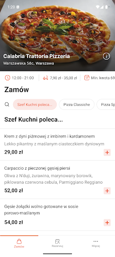 Calabria Trattoria Pizzeria ekran görüntüsü