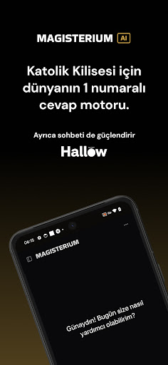 Magisterium AI ekran görüntüsü