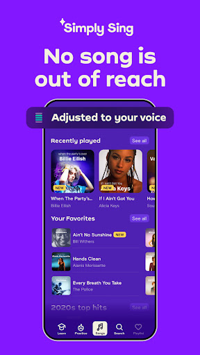 Simply Sing: My Singing App ekran görüntüsü