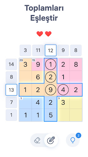 Number Sums - Sayı Bulmaca ekran görüntüsü
