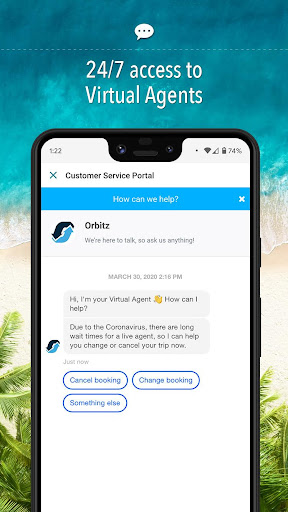 Orbitz Hotels & Flights ekran görüntüsü
