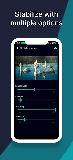 Remove shakiness from video ekran görüntüsü