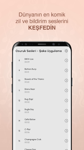 Osuruk Sesleri - Şaka Uygulama ekran görüntüsü