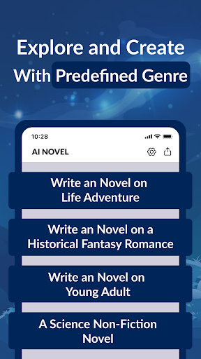 AI Novel Writer - Write Novels ekran görüntüsü