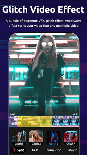 Glitch Video Effect & Editor ekran görüntüsü