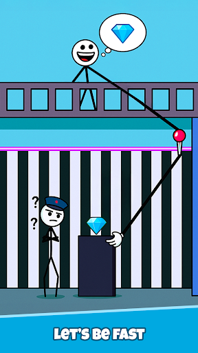 Thief Game: Stickman Escape ekran görüntüsü