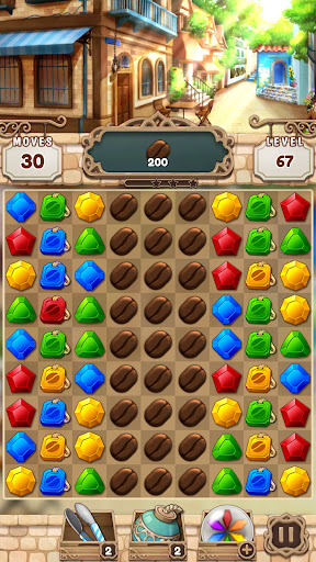 Cafe Terrace: Jewel Match 3 ekran görüntüsü