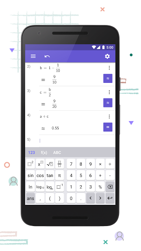 GeoGebra BilimselHesapMakinesi ekran görüntüsü