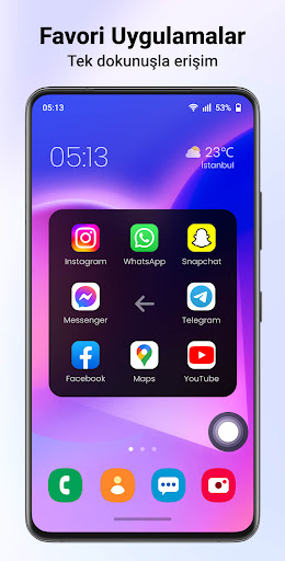 Yardımcı Dokunmatik, Android ekran görüntüsü
