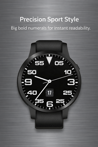 Bold Sport Analog Watch Face ekran görüntüsü