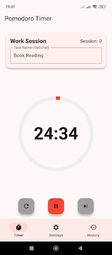 Pomodoro Timer ekran görüntüsü
