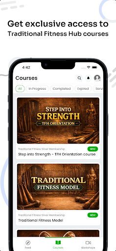 Traditional Fitness app ekran görüntüsü