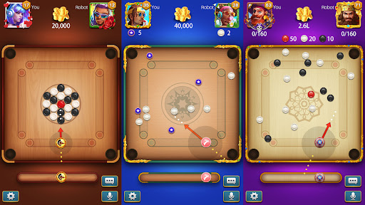 Carrom Lite-Board Offline Game ekran görüntüsü
