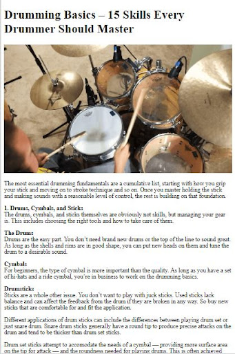 How to Play Drum Basics ekran görüntüsü