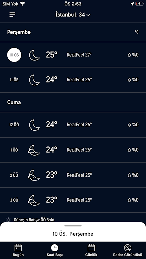 AccuWeather Hava Durumu ekran görüntüsü