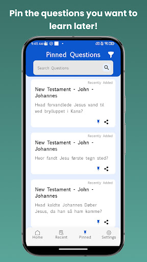 Danish Bible Quiz ekran görüntüsü