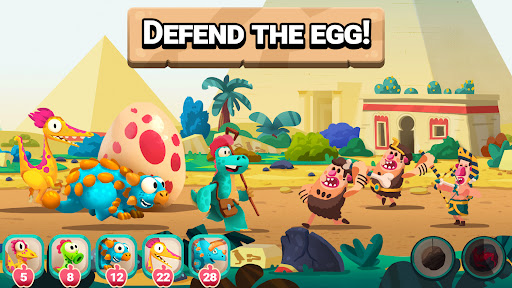 Dino Bash: Travel Through Time ekran görüntüsü