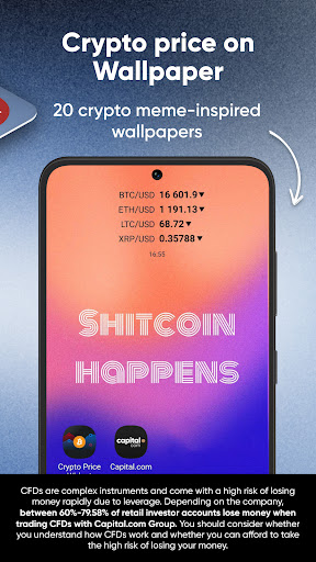 Ethereum & Crypto Price Widget ekran görüntüsü