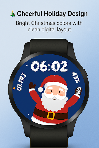 Merry Santa WatchFace ekran görüntüsü