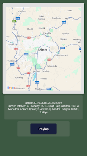 Adres Bul ekran görüntüsü