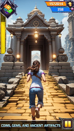 Temple Lost Running Game 3d ekran görüntüsü