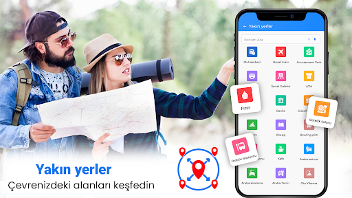 Güzergah Harita Navigasyon yol ekran görüntüsü