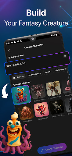 AI Hybrid Character Creator ekran görüntüsü