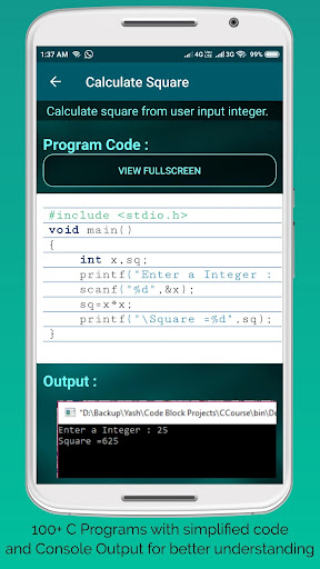 C Programming - learn to code ekran görüntüsü