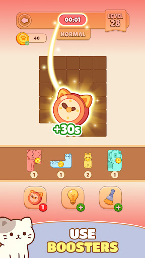 Meow Block: Cat Sort Puzzle! ekran görüntüsü