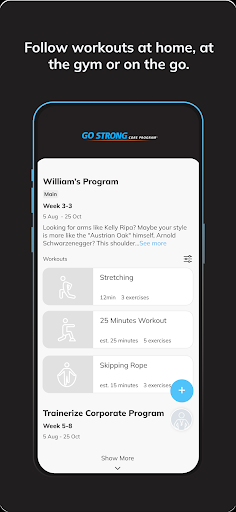 Go Strong Core Program ekran görüntüsü