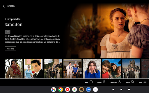 RTVE Play Android TV ekran görüntüsü