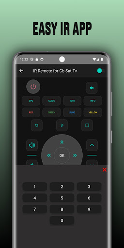Remote for GbSat tv ekran görüntüsü