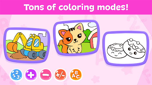 Coloring for Kids: By Number ekran görüntüsü